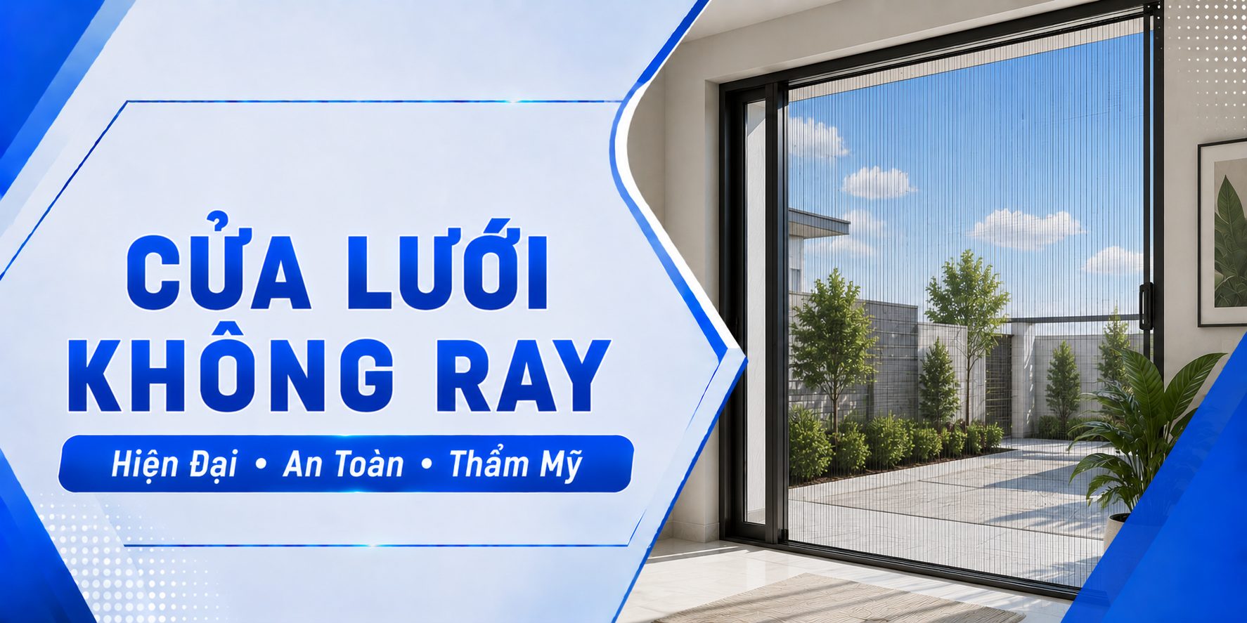 Cửa Lưới Chống Muỗi Không Ray